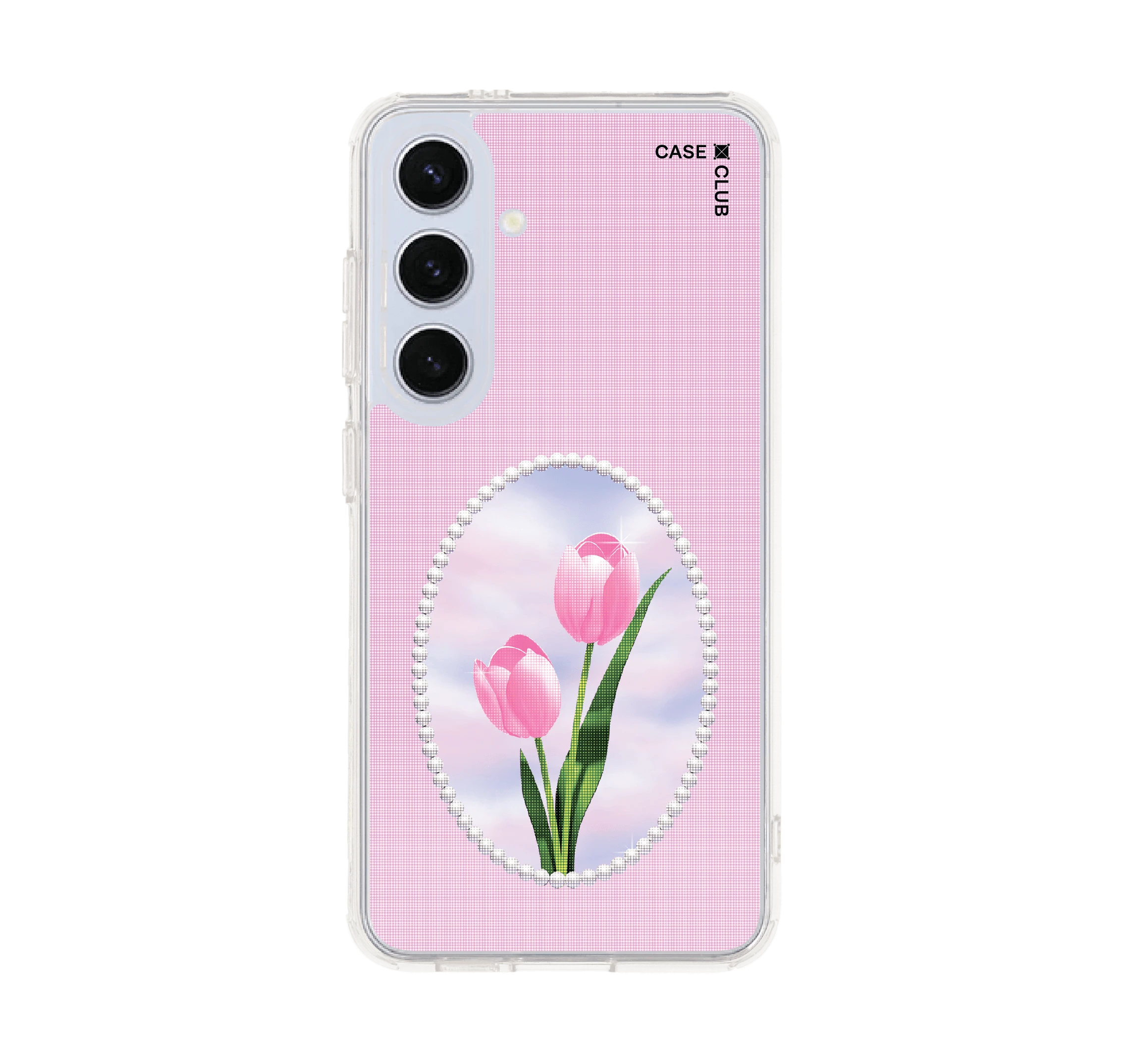 เคสใส samsung s24 magsafe กรอบรูปดอกทิวลิป